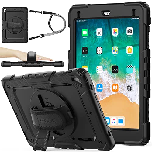 SEYMAC stock iPad 6/5/Pro 9.7/Air2 9.7 Ѿ׷ ݸեդ ڥǼ 360...