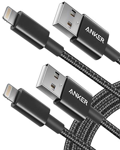 【2本セット】Anker 高耐久ナイロン ライトニングケーブル MFi認証 iPhone 13 / 13 Pro / 12 / SE (第3世代) 各種対応 (1.8m x 2 ブラック) 【2本セット】Anker 高耐久ナイロン ライトニングケーブル MFi認証 iPhone 13 / 13 Pro / 12 / SE (第3世代) 各種対応 (1.8m x 2 ブラック)