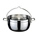 【燕三条製】TSBBQ ライトステンレス三層鋼 ダッチオーブン 10インチ キャンプ バーベキュー ミラー仕上げ TSBBQ-005 (本体のみ)