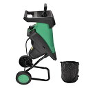 Fkstyle ガーデンシュレッダー 粉砕機 家庭用 静音 カッター式 電動粉砕機 シュレッダー 枝 ウッドチッパー