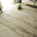 グラムスタイル ラグ カーペット 低反発 洗える 3畳 190x240cm 滑り止め 床暖房対応 木目 スーパームート オーク アイボリー