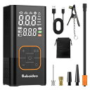 Babaidea 自転車 空気入れ 電動 電動空気入れ バイク 車 用 自動停止 コードレス 携帯用充電式 最大圧力150PSI エアーポンプ 自転車 バイク 車 プール ボール 浮き輪 適用 エアコンプレッサー 米