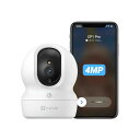 EZVIZ CP1 Pro 4MP ペットカメラ みまもりカメラ 防犯カメラ 2K+解像度 スマホ対応 カラーナイトビジョン(10m)自動追尾 ベビーモニター Alexa連携 3年保証 日本仕様(3)
