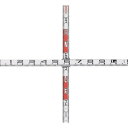 マイゾックス 検測ロッド 60mm幅(100+110cm) K-110