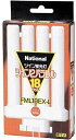 パナソニック ツイン蛍光灯 18W形 電球色 4本平面ブリッジ FML18EXL