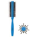 ベス(VeSS) ツーステップロールブラシ R-155 ブルー ヘアブラシ 1本