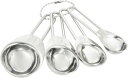 青芳 CASUAL PRODUCT 計量スプーン 4種セット ワイヤーハンドル 食洗器対応 ステンレス 小さじ1/2 小さじ1 小さじ2 大さじ1 4点計量スプーンセット 072741