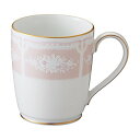 Noritake ノリタケ マグカップ 295cc レースウッドゴールド ピンク ファインポーセレン T9755A/1507-4