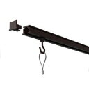 福井金属工芸 C型レールセット 1.0m ブロンズ 天井用 3353-B