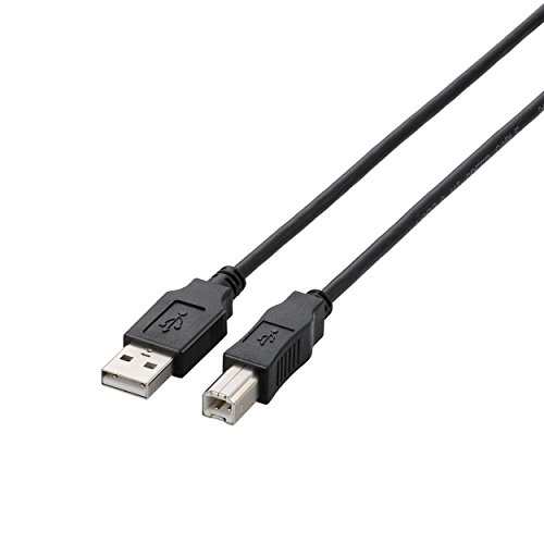 エレコム USBケーブル 【B】 USB2.0 (USB A オス to USB B オス) 1m ブラック U2C-BN10BK エレコム USBケーブル 【B】 USB2.0 (USB A オス to USB B オス) 1m ブラック U2C-BN10BK