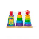 メリッサ&ダグ(Melissa&Doug) 木製おもちゃ スタッキングタワー 3種類 積み木 正規品 567