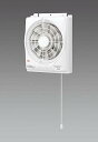 エスコ(ESCO) 窓用換気扇 AC100V/φ25cm(羽根径) EA897EL-25