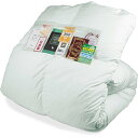 安眠工場 上質羽毛布団 セミダブル【羽毛量1.4kg】日羽協エクセルゴールドラベル認定品質 ホワイトダウン90% 350dp(かさ高性145mm)以上 長期保証...