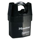 Master Lock (マスターロック) 南京錠 鍵式 プロ仕様 屋外 カバー付 ハイセキュリティ シャックルガード 本体幅54mm 吊高内径19mm 防犯 6321JAD