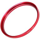 F-Foto 58mm 赤枠 レンズフィルター (スリムタイプ レッド 各社対応 薄型 UV保護フィルター) F58-RED