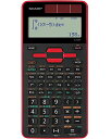 シャープ 関数電卓 ピタゴラス スタンダードモデル EL-509T-RX(レッド)