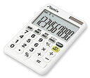 アスカ 電卓 消費税率切替ボタンつき デカ文字 C1012W ホワイト