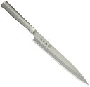 藤寅作 柳刃 240mm 日本製 モリブデンバナジウム鋼 片刃 関西型の刺身包丁 オールステンレス 食洗器使用OK SDモリブデンバナジウム鋼 FU-622 シルバー