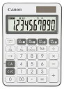 キヤノン カラフル電卓 LS-105WUC-CH 10桁 ミニ卓上サイズ W税機能搭載 抗菌仕様