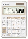 キヤノン カラフル電卓 LS-105WUC-IV 10桁 ミニ卓上サイズ W税機能搭載 抗菌仕様