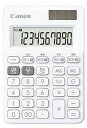 キヤノン カラフル電卓 LS-100WT-SW 10桁 ミニミニ卓上サイズ W税機能搭載
