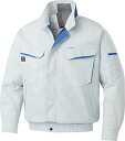 サンエス(SUN-S) 空調風神服 ファンネット付き長袖ブルゾン KU90470V シルバー 3L 【服のみ】