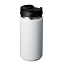 ゴーウェル Zalatto タンブラー フタつき 真空断熱 ステンレス サーモ 保冷 保温 二重構造 350ml ホワイト (メンズ ライク おしゃれ マット ...