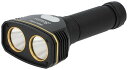 GENTOS(ジェントス) LED 懐中電灯 USB充電式 【明るさ640ルーメン/実用点灯2時間/高演色暖色LED】 専用充電池使用 ソルディオス SDF-433R ANSI規格準拠 ブラック 幅70.2×長さ140.3×高さ39.5mm