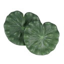 KESYOO 蓮の葉 造花 人工蓮葉 スイレンパッド装飾品 人工観葉植物 水槽池の装飾人工葉 魚の池 プール 水族館 6点セット(17cm、グリーン)
