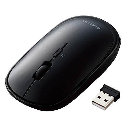 エレコム ワイヤレスマウス 無線2.4GHz Slint M-TM10DBBK 薄型 静音 4ボタン プレゼンモード機能付 ポーチ付 Windows Mac 対応 ブラック エレコム ワイヤレスマウス 無線2.4GHz Slint M-TM10DBBK 薄型 静音 4ボタン プレゼンモード機能付 ポーチ付 Windows Mac 対応 ブラック