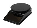 プラッツ ソーラーターンテーブル 74 黒 W100×D67×H30mm(回転台74mm) ディスプレイ用アクセサリ PMM-11bk(3)