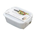 イノマタ化学(株) 電子レンジ調理器 温野菜用 クリアーホワイト 容量1.1L