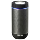 オーム電機 AudioComm ワイヤレス360°スピーカー Bluetooth5.0 無線 ポータブルスピーカー ASP-W360N 03-2500 OHM ブラック