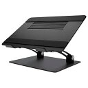 MOTTERU(モッテル) ノートパソコンスタンド PCスタンド タブレットスタンド 液晶タブレット対応 POS レジ 17.3インチまで対応 無段階 高さ調整 角度調整 姿勢改善 腰痛 猫背 肩こり 解消 折りた