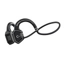 CROWD AUDIO 骨伝導 完全防水ワイヤレスイヤホン EP-02 | Bluetooth IP68 16GBの内蔵メモリ 軽量 ヘッドセット スポーツ ス...