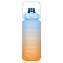 QuiExact ボトル 水筒 耐冷耐熱 大容量 2リットル ウォーターボトル 二リットル水筒 超軽量 漏れ防止 携帯便利 2L 水筒 アウトドア スポーツ キ...