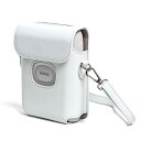 HIYQIN スマホプリンター ケース、 instax mini Link2 ケース 富士フイルム チェキ スマホプリンター mini Link2 カメラケース ショルダーストラップ付き PUレザー ケースを付けたままプリントでき(ホ