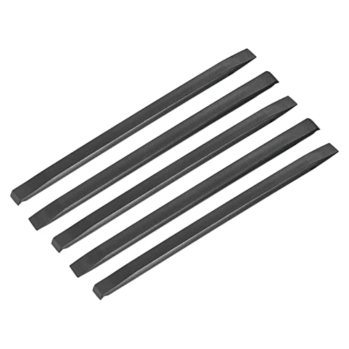 uxcell スマホ修理ツール 電話こじ開け修理ツール プラスチック 携帯電話 ノートパソコンの修理用 120mmx7.5mmx3 mm ブラック 10個