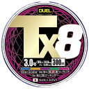 DUEL (デュエル) PEライン 釣り糸 Tx8【 ライン 釣りライン 釣具 高強度 高感度 強さ長持ち】3.0号300m5COLOR 5色マーキング