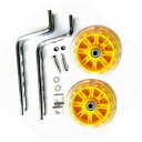 Yデパートセンター55? 補助輪 イエロー LED点滅 子供自転車用 光る キッズ 自転車 ホイール 12-20インチ