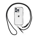 Pelanty for iPhone 14 Pro 縄掛けケース クリアケース 柔軟シリコン 透明TPUバンパー iPhone14pro 背面カバー ICカード収納 ネックショルダー ストラップ付き アイフォン14 Pro スマホケース 四つ角部分