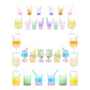SUNNYCLUE 30個5種 飲み物 チャーム スイーツ チャーム アイスクリーム チャーム ミルクティー レジン チャーム 飲み物 パーツ ドリンク チャー...