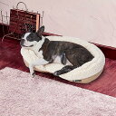 ペティオ (Petio) 犬用ベッド Porta ふっくらフチのくつろぎスクエアベッドAWY ラテ M