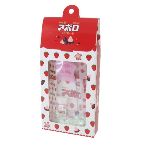 アポロ 文房具 セット 文具 ギフト セット お菓子 パッケージ アポロ 文房具 セット 文具 ギフト セット お菓子 パッケージ