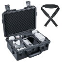 Lykus Titan MM410 防水ケース(ブラック) DJI Mini 4 Pro/Mini 3/Pro、DJI RC 2/RC/RC-N2/N1 送信機とストラップに適用、ショルダーストラップ付き、最大でバッテリー7個を収納可能【ケースのみ】