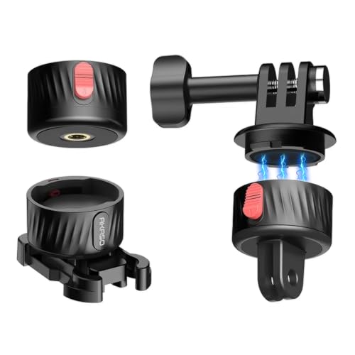 AKASO クイックリリースマウント 磁気式 アダプター アクションカメラ用アクセサリー 1/4ネジ穴 マグネット 変換アダプター 三脚用 GoPro Hero12 11 10 9 8 7 Max DJI Osmo Action 4 3 insta 360 など対応 AKASO クイックリリースマウント 磁気式 アダプター アクションカメラ用アクセサリー 1/4ネジ穴 マグネット 変換アダプター 三脚用 GoPro Hero12 11 10 9 8 7 Max DJI Osmo Action 4 3 insta 360 など対応