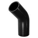 X AUTOHAUX シリコンホース シリコンパイプ ラジエーターホース 1個 内径51mm 長さ90mm エルボ 45度 多層織布プロセス 黒 車 アクセサリ...