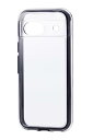 エレコム Google Pixel 8a ケース カバー 透明 耐衝撃 衝撃吸収 ハイブリッド TPU ショルダー ストラップシート付 カメラ保護 ワイヤレス充電 対応 エアバッグ ブラック PM-P241HVAIR2BK