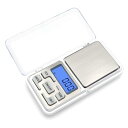 ポケット デジタル スケール はかり 秤 0.01g-500g 精密 携帯タイプ 計量器 はかり 業務用 プロ用 電子天秤 英語ボタン バッテリー付き 取扱説明...