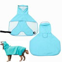 GIIPET-犬用レインコート 2WAYペット用レインコート 犬 猫 完全防水 速乾 犬ドッグカッパ ポンチョ 梅雨対策 透明帽子付き 着脱簡単 防水 防雪 防...